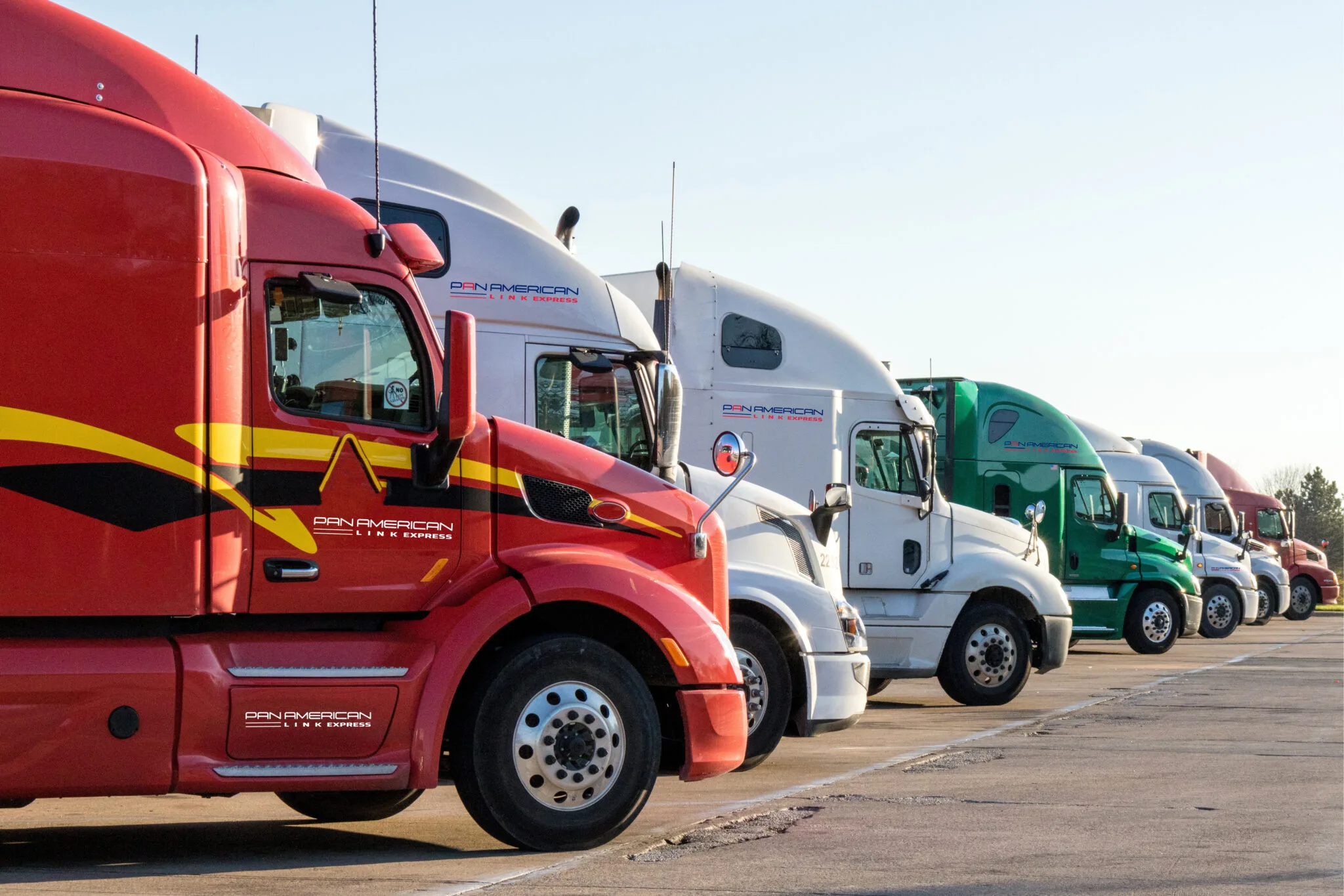 Secure truck parking facility